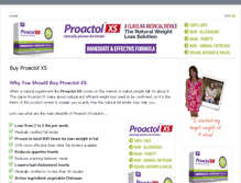 Tablet Screenshot of buyproactolxs.com